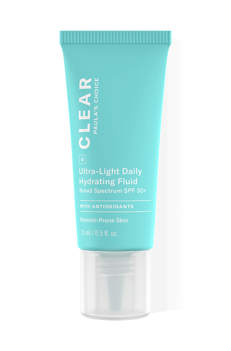 Clear Moisturiser SPF 30 - Travel Size Clear Ultra-Light Daily Hydrating Fluid SPF 30 Trial Size