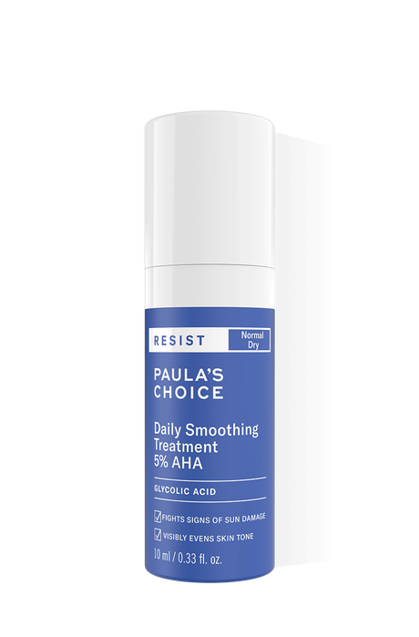 Resist Anti-Aging 5% AHA Exfoliant - Travel Size Resist Anti-Aging Daily Smoothing Treatment AHA Trial Size
