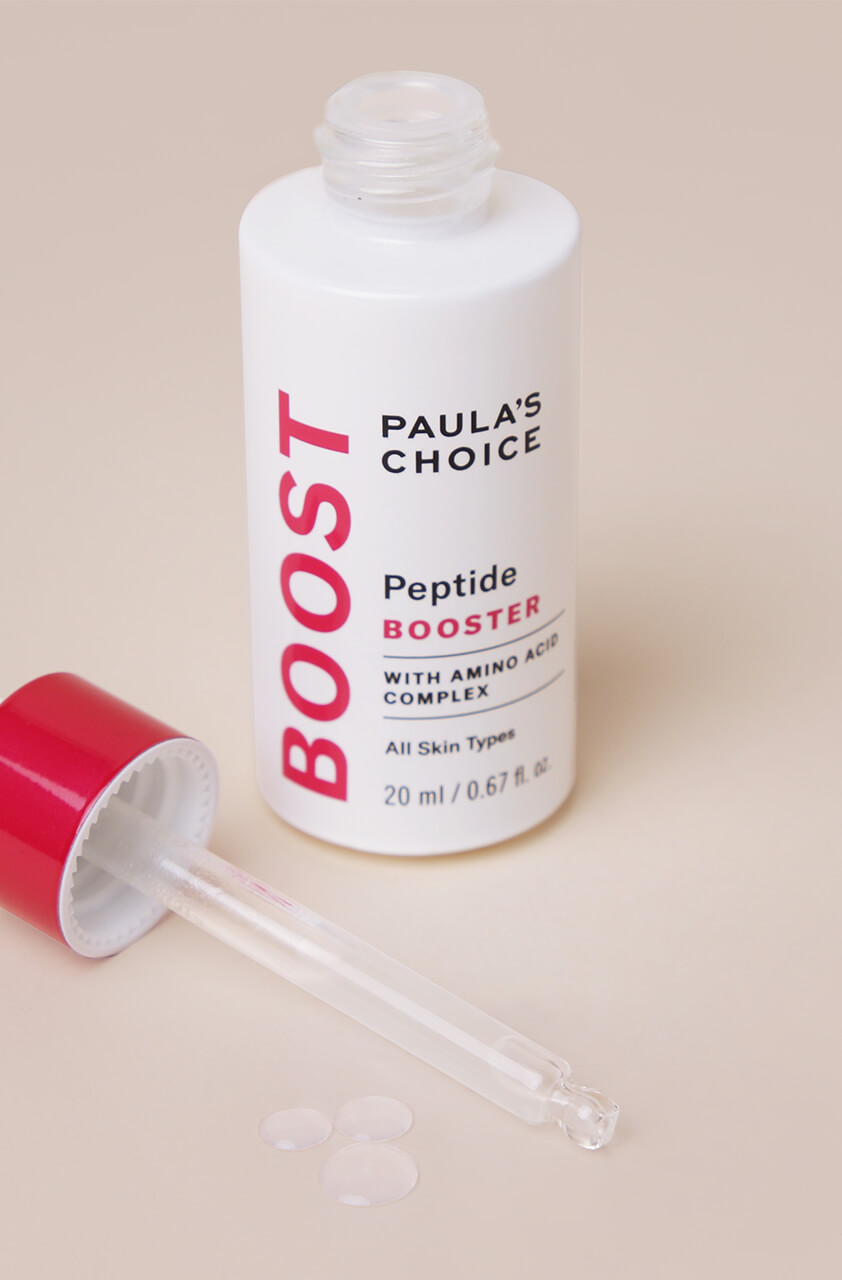 boost peptide face serum
